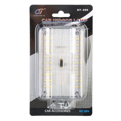 GT-699 DC12V / 2W / 6000K / 120LM SMD-3528 ไฟโดมภายในรถยนต์, GT-699