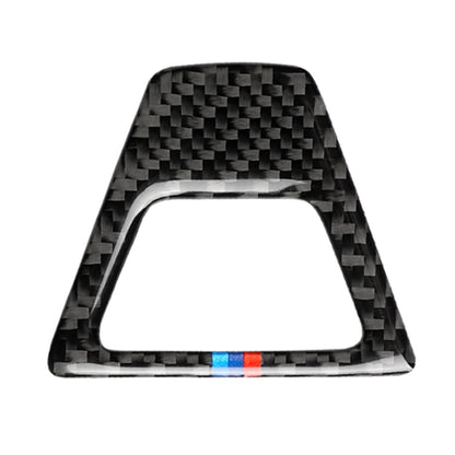 รถไตรรงค์คาร์บอนไฟเบอร์ไฟเตือนสติกเกอร์ตกแต่งสำหรับ BMW ซีรีส์ 5 G38 528Li / 530Li / 540Li 2018, Warning Light