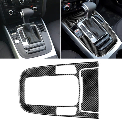รถคาร์บอนไฟเบอร์ตำแหน่งเกียร์แผงสติกเกอร์ตกแต่งสำหรับ Audi 2010-2018 Q5 / 2009-2016 A4L / 2009-2016 A5, Gear Position (A)