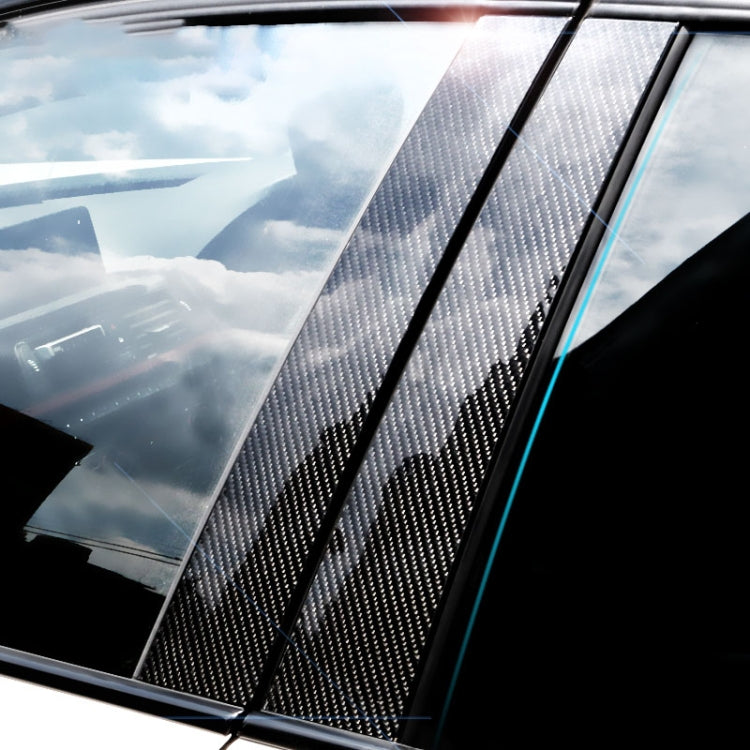 รถคาร์บอนไฟเบอร์ B คอลัมน์สติกเกอร์ตกแต่งสำหรับ BMW E70 2008-2013, For BMW E70