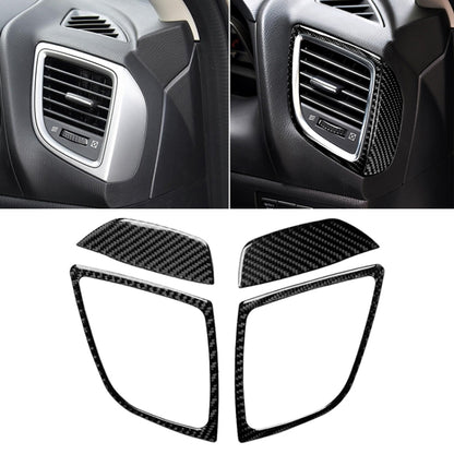 รถคาร์บอนไฟเบอร์ขวาและซ้าย Air Outlet ตกแต่งสติกเกอร์สำหรับ Mazda Axela 2014/2017-2018, Right and Left Air Outlet