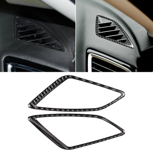 คาร์บอนไฟเบอร์เครื่องมือ Air Outlet ตกแต่งสติกเกอร์สำหรับ Mazda Axela 2014/2017-2018, Instrument Air Outlet