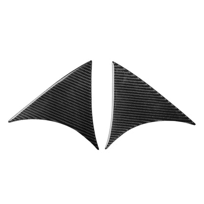 รถคาร์บอนไฟเบอร์ Hatchback ด้านหลังปีกด้านข้างสปอยเลอร์ Lip สำหรับ Mazda Axela 2014-2018, Rear Wing Side Spoiler Lip