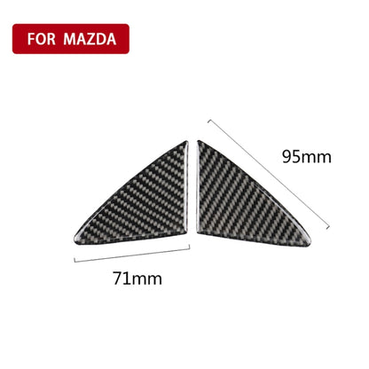 รถคาร์บอนไฟเบอร์กันชนหน้าสติกเกอร์ตกแต่งสำหรับ Mazda Axela 2014-2016, Front Bumper (2014-2016)