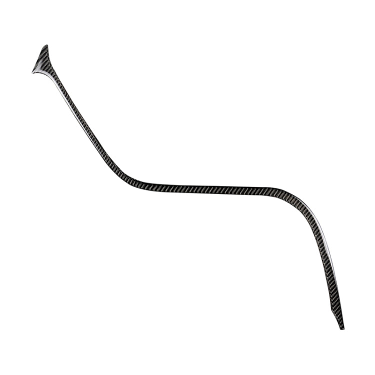 คาร์บอนไฟเบอร์ Central Control S Strip สติกเกอร์ตกแต่งสำหรับ Toyota รุ่นที่ 8 Camry 2018-2019,ไดรฟ์ซ้าย, Central Control S Strip