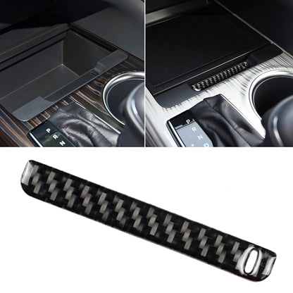 คาร์บอนไฟเบอร์กล่องเก็บ Groove สติกเกอร์ตกแต่งสำหรับ Toyota รุ่นที่ 8 Camry 2018-2019,ไดรฟ์ซ้าย, Storage Box Groove