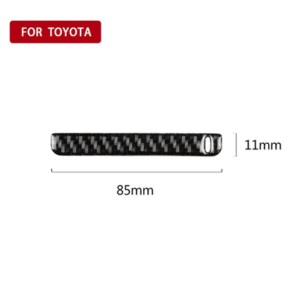 คาร์บอนไฟเบอร์กล่องเก็บ Groove สติกเกอร์ตกแต่งสำหรับ Toyota รุ่นที่ 8 Camry 2018-2019,ไดรฟ์ซ้าย, Storage Box Groove
