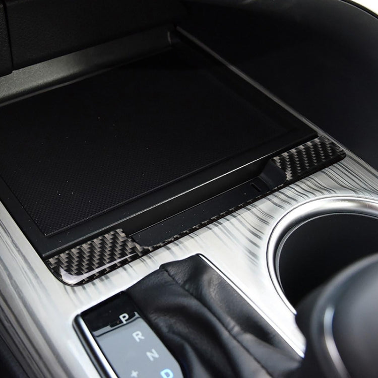 รถคาร์บอนไฟเบอร์กล่องเก็บกรอบตกแต่งสติกเกอร์สำหรับโตโยต้ารุ่นที่แปดCamry 2018-2019, Storage Box Frame