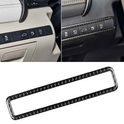 คาร์บอนไฟเบอร์หลักขับรถปุ่มอเนกประสงค์กรอบสติกเกอร์ตกแต่งสำหรับ Toyota รุ่นที่ 8 Camry 2018-2019, Main Driving Multi-functional Button