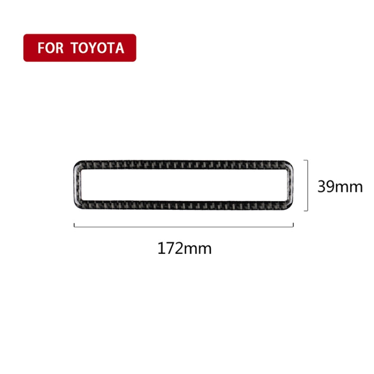 คาร์บอนไฟเบอร์หลักขับรถปุ่มอเนกประสงค์กรอบสติกเกอร์ตกแต่งสำหรับ Toyota รุ่นที่ 8 Camry 2018-2019, Main Driving Multi-functional Button