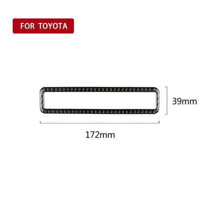 คาร์บอนไฟเบอร์หลักขับรถปุ่มอเนกประสงค์กรอบสติกเกอร์ตกแต่งสำหรับ Toyota รุ่นที่ 8 Camry 2018-2019, Main Driving Multi-functional Button
