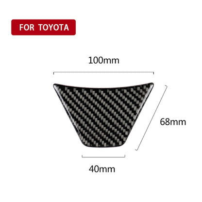 รถคาร์บอนไฟเบอร์พวงมาลัยสติกเกอร์ตกแต่งสำหรับโตโยต้ารุ่นที่แปด Camry 2018-2019, Steering Wheel