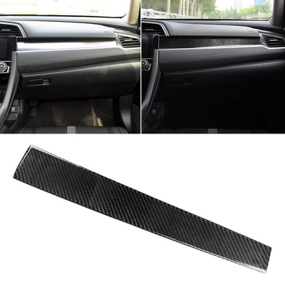 รถคาร์บอนไฟเบอร์ Central Control สติกเกอร์ตกแต่งสำหรับ Honda Civic รุ่นที่ 10 2016-2019, Central Control