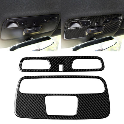 2 ใน 1 รถคาร์บอนไฟเบอร์โดมไฟแผงสติกเกอร์ตกแต่งสำหรับ Chevrolet Camaro 2016, Dome Light Panel