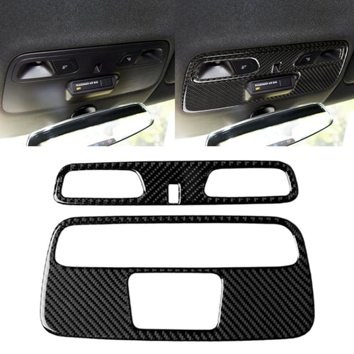 2 ใน 1 รถคาร์บอนไฟเบอร์โดมไฟแผงสติกเกอร์ตกแต่งสำหรับ Chevrolet Camaro 2016, Dome Light Panel