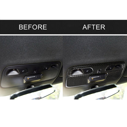 2 ใน 1 รถคาร์บอนไฟเบอร์โดมไฟแผงสติกเกอร์ตกแต่งสำหรับ Chevrolet Camaro 2016, Dome Light Panel
