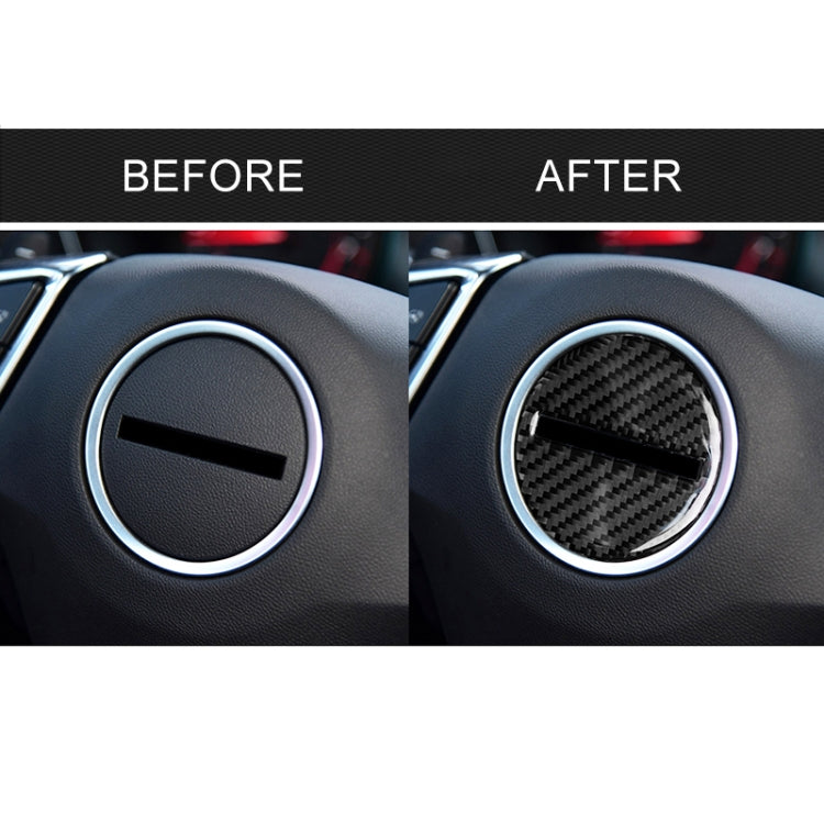 รถคาร์บอนไฟเบอร์พวงมาลัยโลโก้สติกเกอร์ตกแต่งสำหรับ Chevrolet Camaro 2017-2019, Steering Wheel Logo