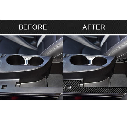 2 in 1 รถคาร์บอนไฟเบอร์ Central Control Stripe สติกเกอร์ตกแต่งสำหรับ Chevrolet Camaro 2017-2019, Central Control Stripe