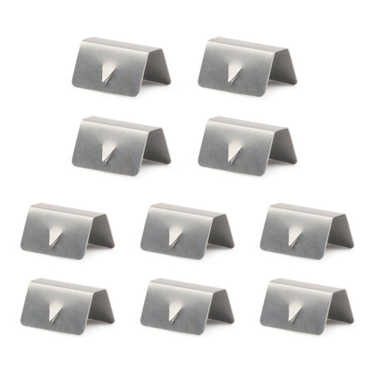 10 PCS กระจกรถยนต์คลิปลม/ฝน Deflector ช่องโลหะหัวเข็มขัดสำหรับ Heko G3, For Heko G3