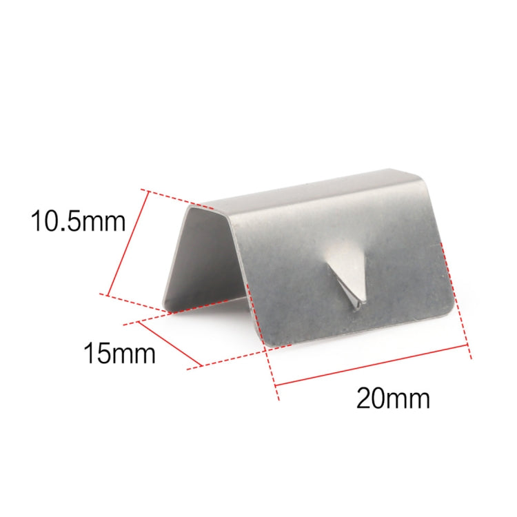 10 PCS กระจกรถยนต์คลิปลม/ฝน Deflector ช่องโลหะหัวเข็มขัดสำหรับ Heko G3, For Heko G3