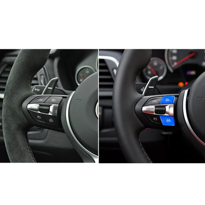 กีฬาพวงมาลัย M1 + M2 แฟชั่นปุ่มสวิทช์ Trim สำหรับ BMW F30 F34 F15 F16 2014-2018, M1+M2