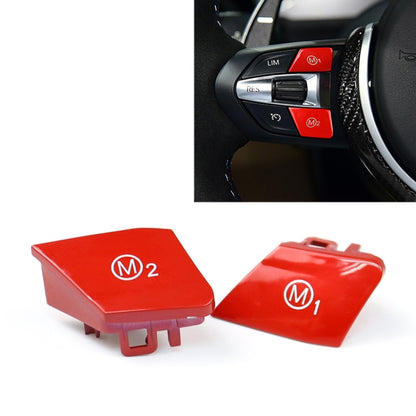 กีฬาพวงมาลัย M1 + M2 แฟชั่นปุ่มสวิทช์ Trim สำหรับ BMW F30 F34 F15 F16 2014-2018, M1+M2