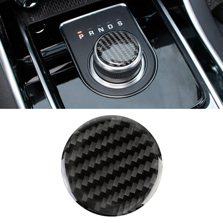 สติ๊กเกอร์ตกแต่งเกียร์รถคาร์บอนไฟเบอร์สำหรับ Jaguar F-PACE, Gear