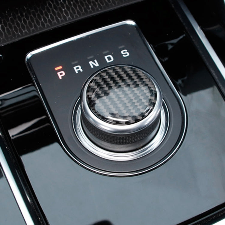 สติ๊กเกอร์ตกแต่งเกียร์รถคาร์บอนไฟเบอร์สำหรับ Jaguar F-PACE, Gear