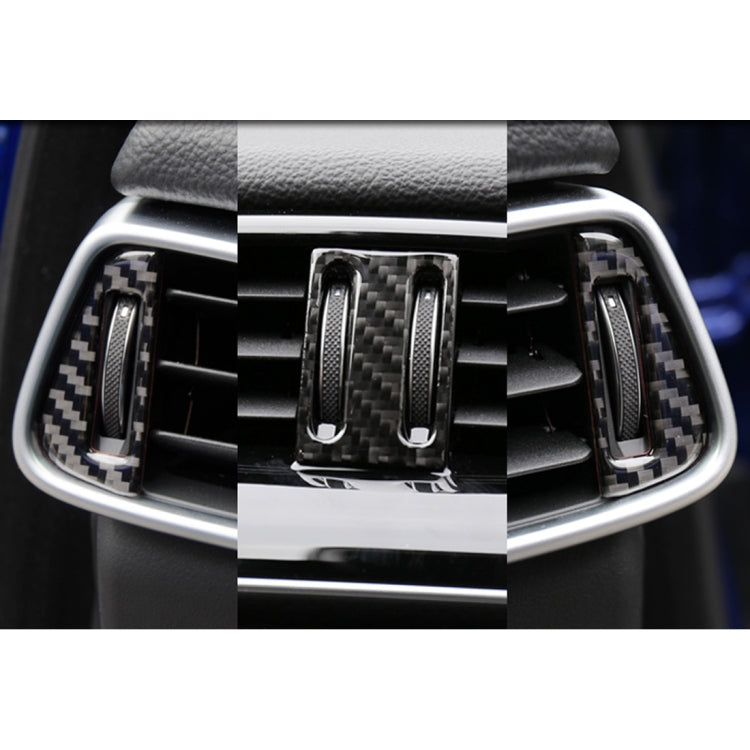 คาร์บอนไฟเบอร์รถ Air Outlet สติกเกอร์ตกแต่งสำหรับ Jaguar F-PACE, Air Outlet