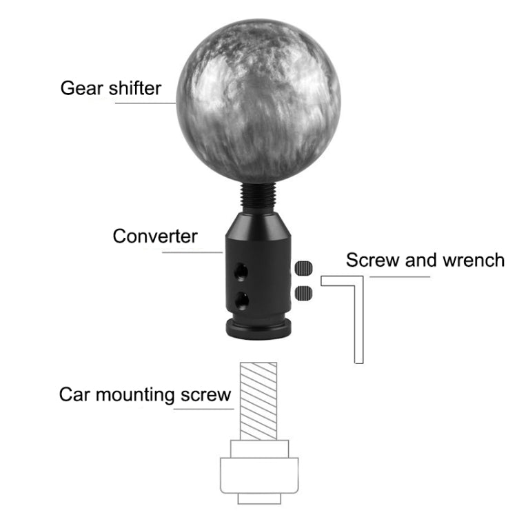 รถเกลียว Shifter เกียร์ SHIFT KNOB ADAPTER 12x1.25