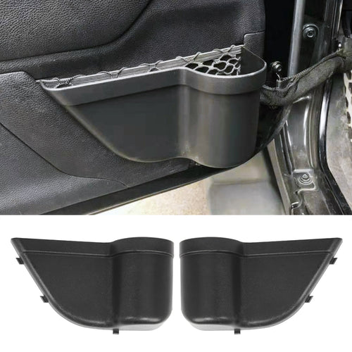 2 PCS ประตูรถถ้วยผู้ถือกล่องเก็บอัตโนมัติ Multi-ใช้เครื่องมือ Organizer กล่องสำหรับ JEEP Wrangler JK 2011-2017, Door Cup Holder