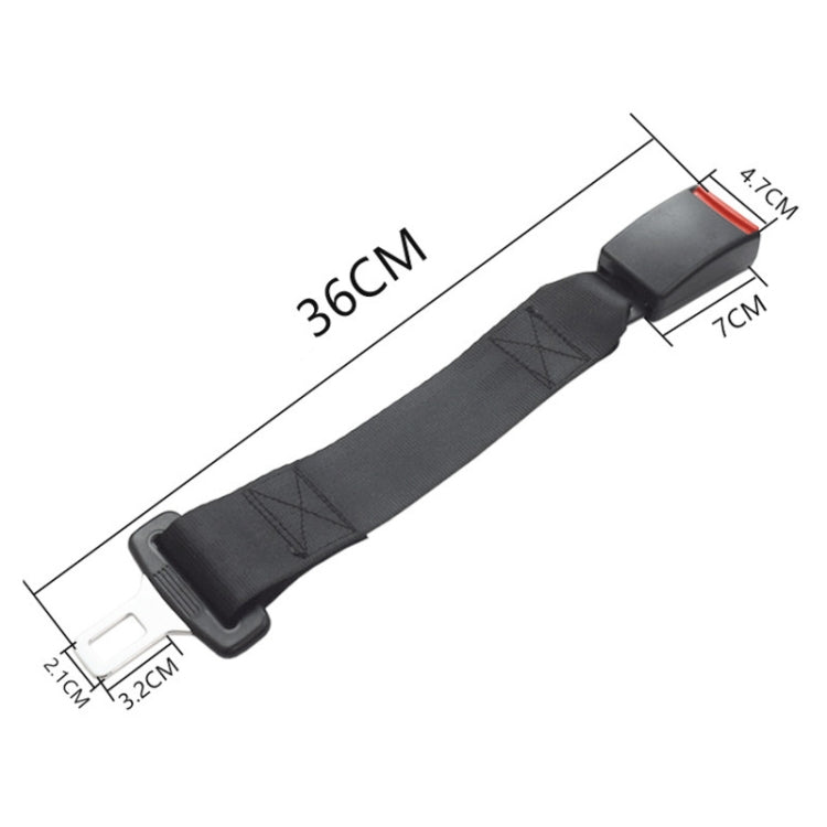 Universal Car Seat Belt Extension Strap, ความยาว: 36 ซม, Extension Strap Length: 36cm