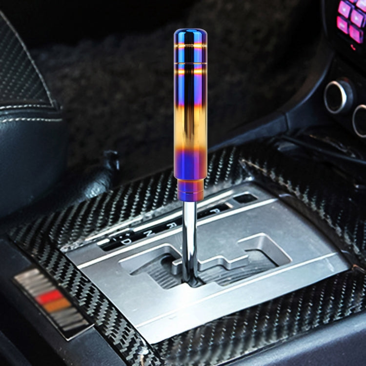 เปลวไฟสากลที่มีสีสันแถบยาวรูปร่างรถเกียร์เปลี่ยนลูกบิดดัดแปลง Shifter คันโยก, ความยาว: 18 ซม, Length: 18cm