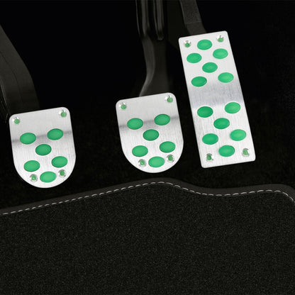 3 in 1 Small Luminous Non-SLIP เกียร์อัตโนมัติรถเหยียบเท้าเบรค Pad ชุด, 3 in 1