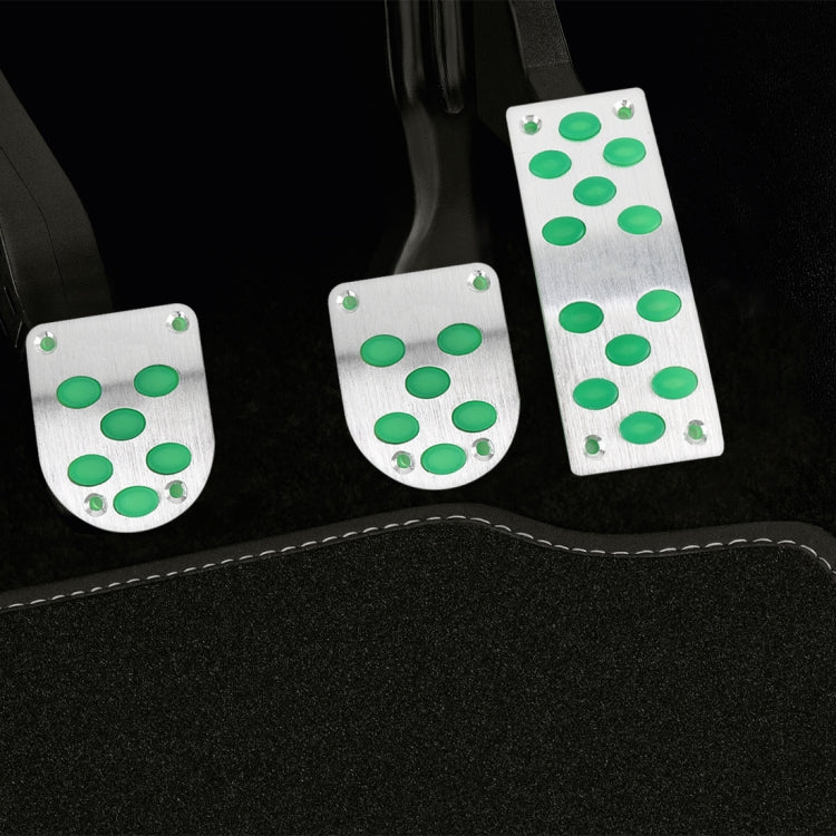 3 in 1 Small Luminous Non-SLIP เกียร์อัตโนมัติรถเหยียบเท้าเบรค Pad ชุด, 3 in 1