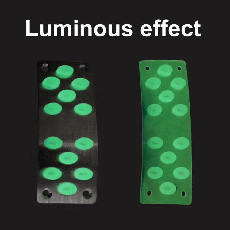 3 in 1 Small Luminous Non-SLIP เกียร์อัตโนมัติรถเหยียบเท้าเบรค Pad ชุด, 3 in 1