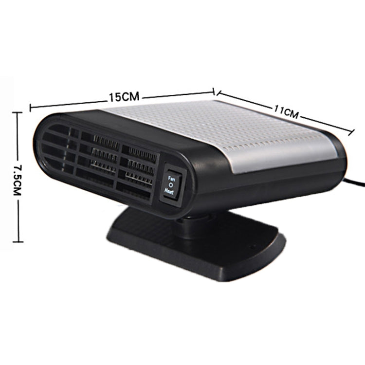 เครื่องทำความร้อนรถยนต์ Hot Cool พัดลมกระจกหน้าต่าง Demister Defroster DC 12V, Purification Version, DC 12V, Purification Version (Grey), DC 12V, Purification Version (Red)