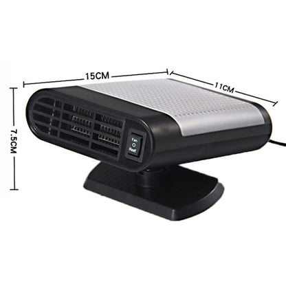 เครื่องทำความร้อนรถยนต์ Hot Cool พัดลมกระจกหน้าต่าง Demister Defroster DC 12V, Purification Version, DC 12V, Purification Version (Grey), DC 12V, Purification Version (Red)