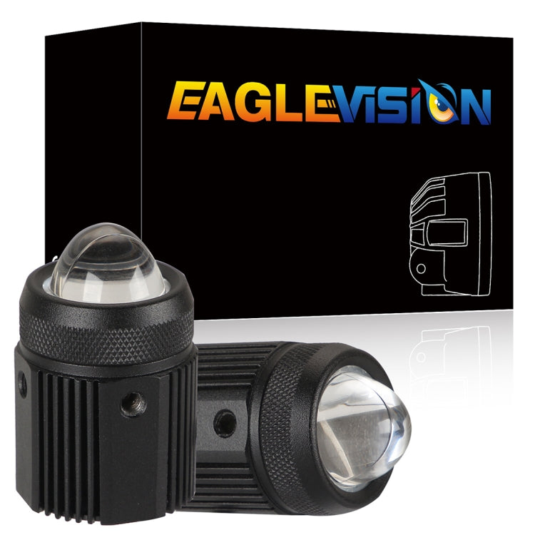 2 ชิ้น DC9-36V / 20W / 6000K / 3000K / 2000LM รถจักรยานยนต์ไฟหน้าสองสี / ไฟตัดหมอก, 20W