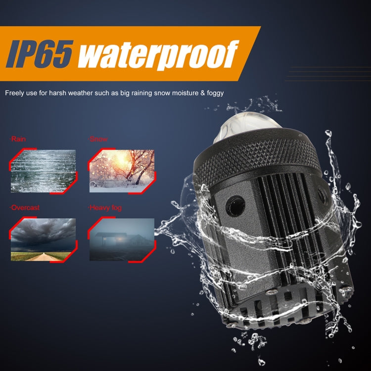 2 ชิ้น DC9-36V / 20W / 6000K / 3000K / 2000LM รถจักรยานยนต์ไฟหน้าสองสี / ไฟตัดหมอก, 20W