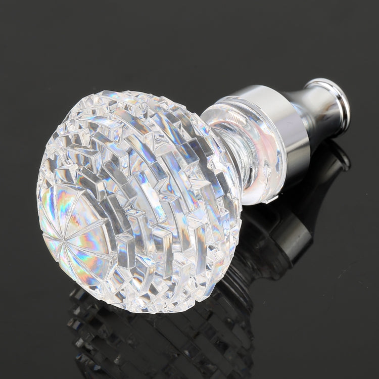 Universal รถ Nest รูปคริสตัลหัวเกียร์เกียร์ SHIFT KNOB พร้อมแสง, 4