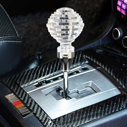 Universal รถ Nest รูปคริสตัลหัวเกียร์เกียร์ SHIFT KNOB พร้อมแสง, 4