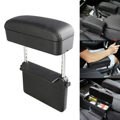 Universal รถ PU หนังห่อกล่องเบาะรถกล่อง Mat พร้อมกล่องเก็บ, 1pc(Black), 1pc (Black Red), 1pc(Black White), 1pc(Grey), 1pc(Beige), 1pc(Brown)