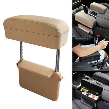 Universal รถ PU หนังห่อกล่องเบาะรถกล่อง Mat พร้อมกล่องเก็บ, 1pc(Black), 1pc (Black Red), 1pc(Black White), 1pc(Grey), 1pc(Beige), 1pc(Brown)
