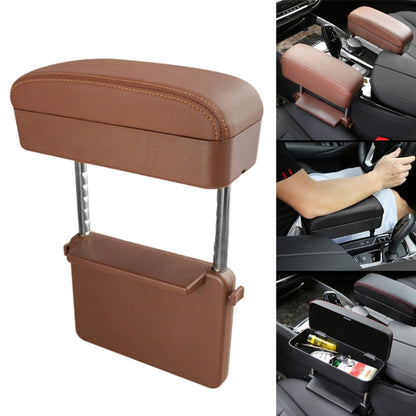 Universal รถ PU หนังห่อกล่องเบาะรถกล่อง Mat พร้อมกล่องเก็บ, 1pc(Black), 1pc (Black Red), 1pc(Black White), 1pc(Grey), 1pc(Beige), 1pc(Brown)