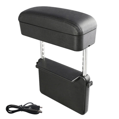 Universal Car Wireless Qi Standard Charger หนัง PU ห่อกล่องเบาะรถกล่อง Mat พร้อมกล่องเก็บ, 1pc(Black), 1pc(Black Red), 1pc(Black White), 1pc(Grey), 1pc(Beige), 1pc(Brown)