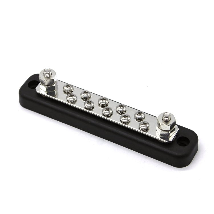 10 Way Power Distribution Bus Bar 10 บิตกล่องกระจายเดี่ยวสำหรับรถยนต์/RV/เรือ, 10-bit
