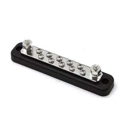 10 Way Power Distribution Bus Bar 10 บิตกล่องกระจายเดี่ยวสำหรับรถยนต์/RV/เรือ, 10-bit