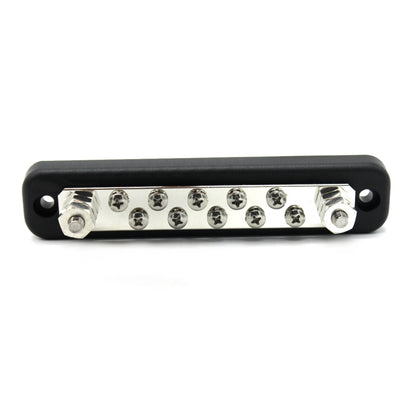 10 Way Power Distribution Bus Bar 10 บิตกล่องกระจายเดี่ยวสำหรับรถยนต์/RV/เรือ, 10-bit