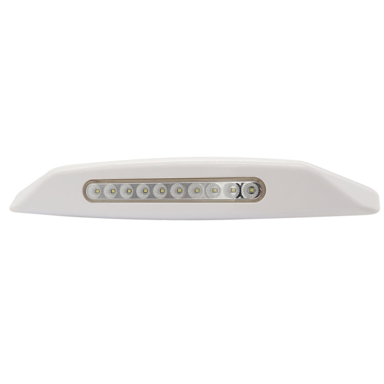 DC 12V 3W 6000K Marine เรือ Caravan RV กันน้ำ LED สปอตไลท์บันไดดาดฟ้าโดมโคมไฟเพดานโคมไฟ, White Shell
